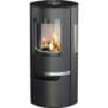 Rotheigner Kaminofen Wallis automatik Stahl schwarz 6 kW