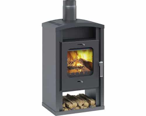 Kaminofen ACCENTE Umea Stahl schwarz 6 kW