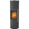Kaminofen Fireplace Perondi RLU Stahl schwarz 5 kW mit Glasabdeckung