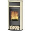 Kaminofen Fireplace Alicante Sandstein 8 kW mit Holzfach