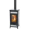 Kaminofen Thermorossi Vittoria Evo Easy Gusseisen Speckstein grey stone 13,2 kW mit Wärmefach