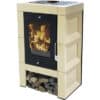 Kaminofen Kachelkamin DOMOFIRE Modena II. Keramik beige 7 kW