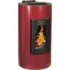 Pelletofen Angelina 9 Stahl bordeaux 8,9 kW