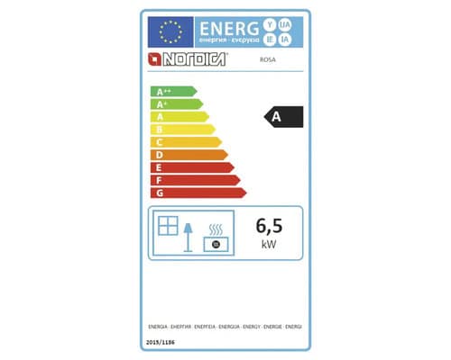 Küchenofen Nordica Extraflame Rosa mit Kachel in serpentino – Bild 3