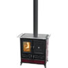 Küchenofen Thermorossi Violetta Evo Gusseisen Keramik bordeaux 8,2 kW