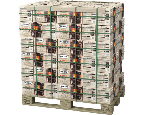 Braunkohlebrikett REKORD in Papierverpackung 10 kg – Bild 3